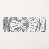 Geometrisches Mandala-Muster Yogamatte (Vorderseite (Horizontal))