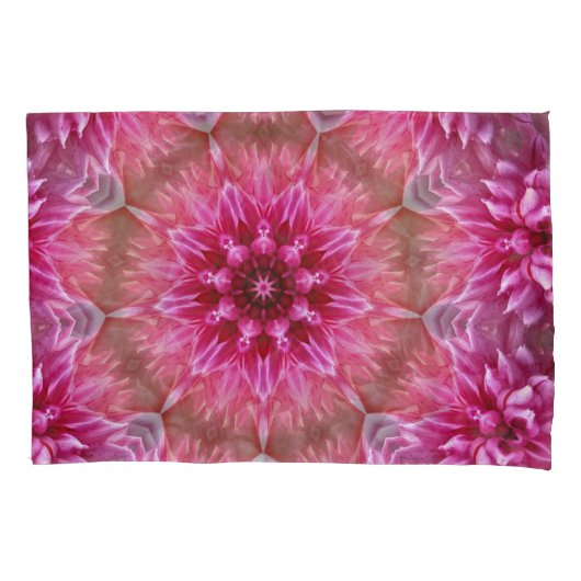 Geometrisches Mandala Pink-Blume-Muster-67545 Kissenbezug (Vorderseite)