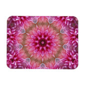 Geometrisches Mandala Pink-Blume-Muster-67545 Magnet (Horizontal)
