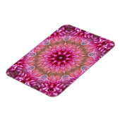 Geometrisches Mandala Pink-Blume-Muster-67545 Magnet (Linke Seite)