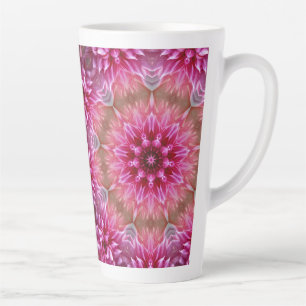Geometrisches Mandala Pink-Blume-Muster-67545 Milchtasse