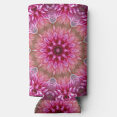 Geometrisches Mandala Pink-Blume-Muster-67545 Selters Dosenkühler (Rückseite)
