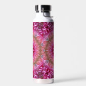 Geometrisches Mandala Pink-Blume-Muster-67545 Trinkflasche (Links)