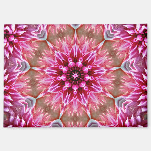 Geometrisches Mandala Rosa Blumenmuster-67545 Keyc Magnet