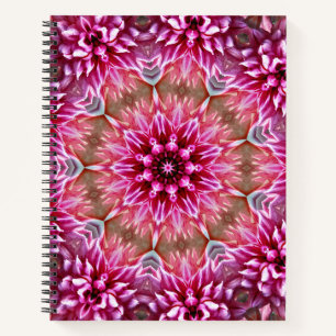 Geometrisches Mandala Rosa Blumenmuster-67545 Notizblock