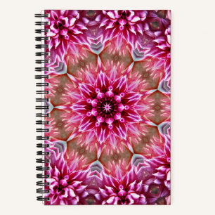 Geometrisches Mandala Rosa Blumenmuster-67545 Notizblock