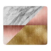 Geometrisches Marbella-Schneidbrett Schneidebrett (Vorderseite)