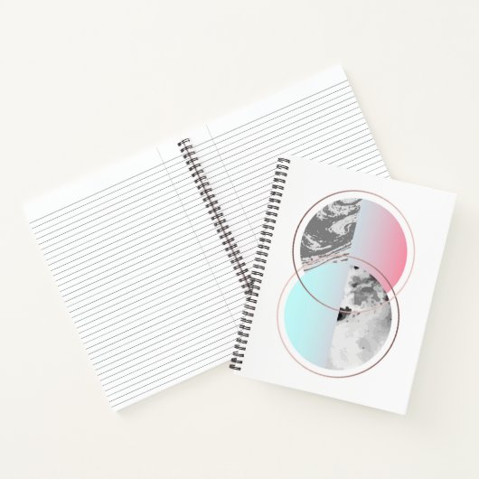 Geometrisches Marmorbild Notizblock (Innenseite)