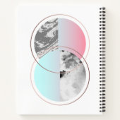 Geometrisches Marmorbild Notizblock (Rückseite)