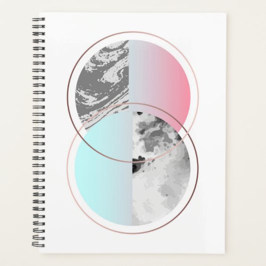 Geometrisches Marmorbild Planer (Vorderseite)