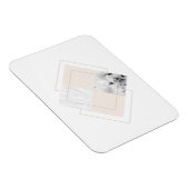 Geometrisches Marmordesign Magnet (Rechte Seite)