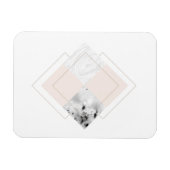 Geometrisches Marmordesign Magnet (Horizontal)