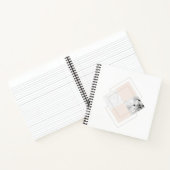 Geometrisches Marmordesign Notizblock (Innenseite)