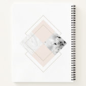 Geometrisches Marmordesign Notizblock (Rückseite)