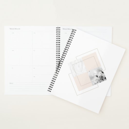 Geometrisches Marmordesign Planer (Anzeige)