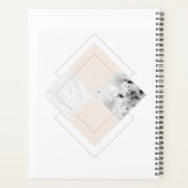 Geometrisches Marmordesign Planer (Rückseite)