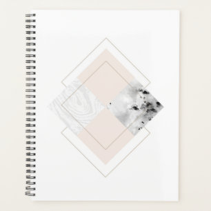 Geometrisches Marmordesign Planer
