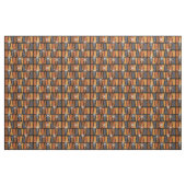 Geometrisches MCM Abstrakt Burnt Orange Stoff (Yard (91,4 cm))