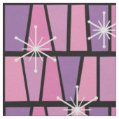 Geometrisches MCM Abstrakt rosa Lila Stoff (Nahaufnahme)