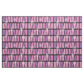 Geometrisches MCM Abstrakt rosa Lila Stoff (Fat Quarter (45,7 x 55,9 cm))