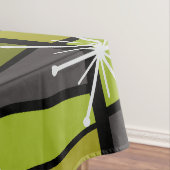 Geometrisches MCM Abstraktes Olive Green Tischdecke (Beispiel)