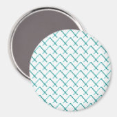Geometrisches Meer.... Magnet (Vorderseite/Rückseite)