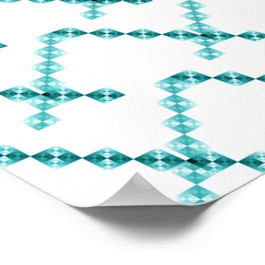 Geometrisches Meer...... Poster (Ecke)