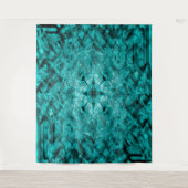 Geometrisches Meer...... Wandteppich (Vorderseite)