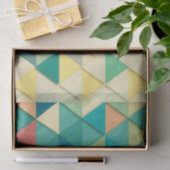 Geometrisches Mehrfarbendreieck Seidenpapier (Geschenk)