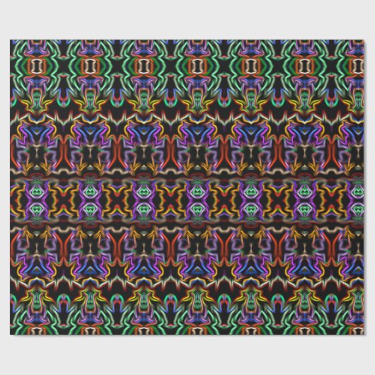 Geometrisches Mehrverpackungspapier Geschenkpapier (Flach)