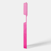 Geometrisches Messemuster für das Muster, rosa, gl iPhone Hülle (Rechte Seite)