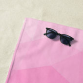 Geometrisches Messemuster für das Muster, rosa, gl Strandtuch (Beispiel)