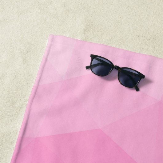 Geometrisches Messemuster für das Muster, rosa, gl Strandtuch (Beispiel)