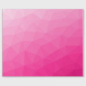 Geometrisches Messemuster mit Hot rosa Gradient Geschenkpapier (Flach)