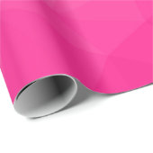 Geometrisches Messemuster mit Hot rosa Gradient Geschenkpapier (Rolleneckpunkt)