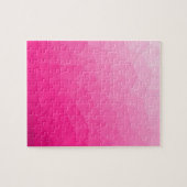 Geometrisches Messemuster mit Hot rosa Gradient Puzzle (Horizontal)