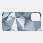 Geometrisches Metall: Dreidimensionales Muster Case-Mate iPhone Hülle (Rückseite (Horizontal))