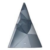 Geometrisches Metall: Dreidimensionales Muster Partyhütchen (Rechts)