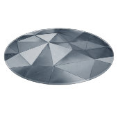 Geometrisches Metall: Dreidimensionales Muster Schneidebrett (Ecke)