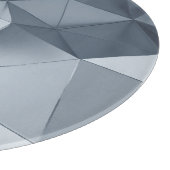 Geometrisches Metall: Dreidimensionales Muster Schneidebrett (Ecke)