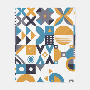 Geometrisches minimalistisches Muster. Abstrakte D Fleecedecke