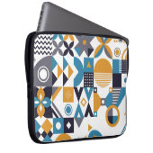 Geometrisches minimalistisches Muster. Abstraktes Laptopschutzhülle (Vorne Rechts)