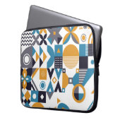 Geometrisches minimalistisches Muster. Abstraktes Laptopschutzhülle (Vorderseite Links)