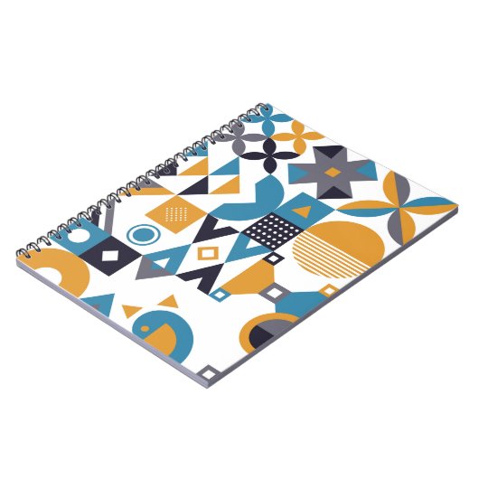 Geometrisches minimalistisches Muster. Abstraktes  Notizblock (Linke Seite)