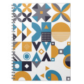 Geometrisches minimalistisches Muster. Abstraktes  Notizblock (Vorderseite)