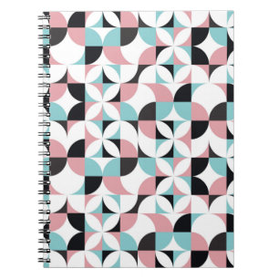 Geometrisches, minimalistisches nahtloses Muster Notizblock