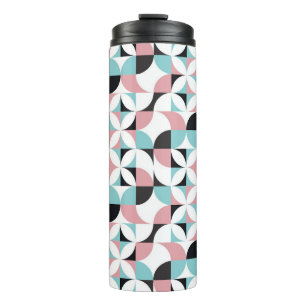 Geometrisches, minimalistisches nahtloses Muster Thermosbecher