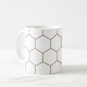 Geometrisches Mischen & Kombinieren Kaffeetasse (Vorderseite Links)