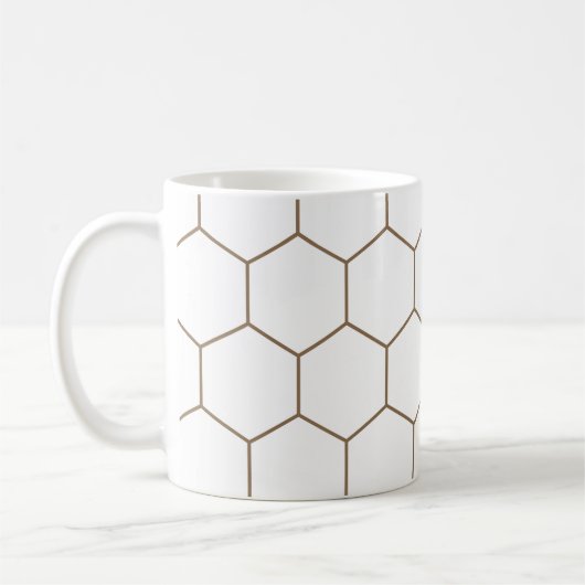 Geometrisches Mischen & Kombinieren Kaffeetasse (Links)