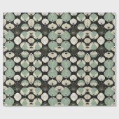 Geometrisches, modernes Muster des Atomzeitalters Geschenkpapier (Flach)